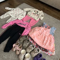 1-2 year old girl Clothes and shoes