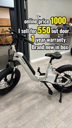 Foldable electric bike - 2 brand new in box ebike left in Diamond bar