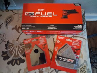 Milwaukee M12 FUEL Cordless Orbital Detail Sander (Model 2531-20)