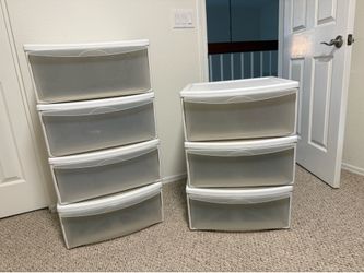 Extra large Sterlite stackable plastic drawers