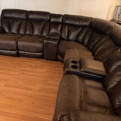 6 Seat Sectional Couch Set