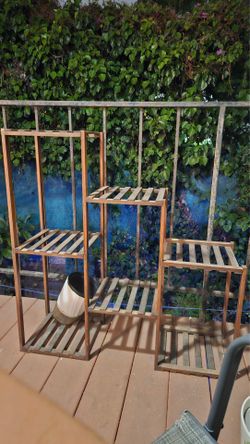 Rack for holding pots - perfect for balcony or patio