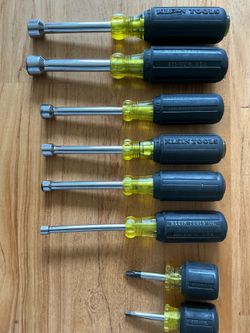 Klein Tools Nut Driver Set & Stubby Slotted & Phillips Screwdrivers