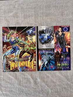 1995 Tekno Comix Promo Cards 5x7 Roddenberry’s Lost Universe Primortals