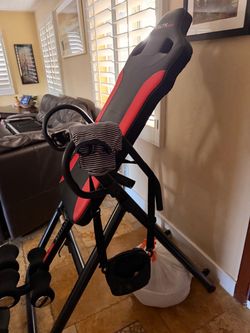 Health Gear Inversion Table – Red & Black