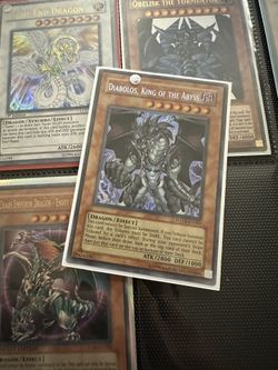 Diabolos King Of The abyss Secret Rare YUGIOH ZEXAL GRAVEKEEPER 