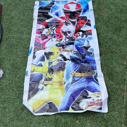 Power Rangers Theme Backdrop