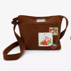 Strawberry Shortcake Patches Corduroy Messenger Bag