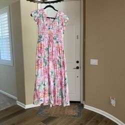 Long floral dress
