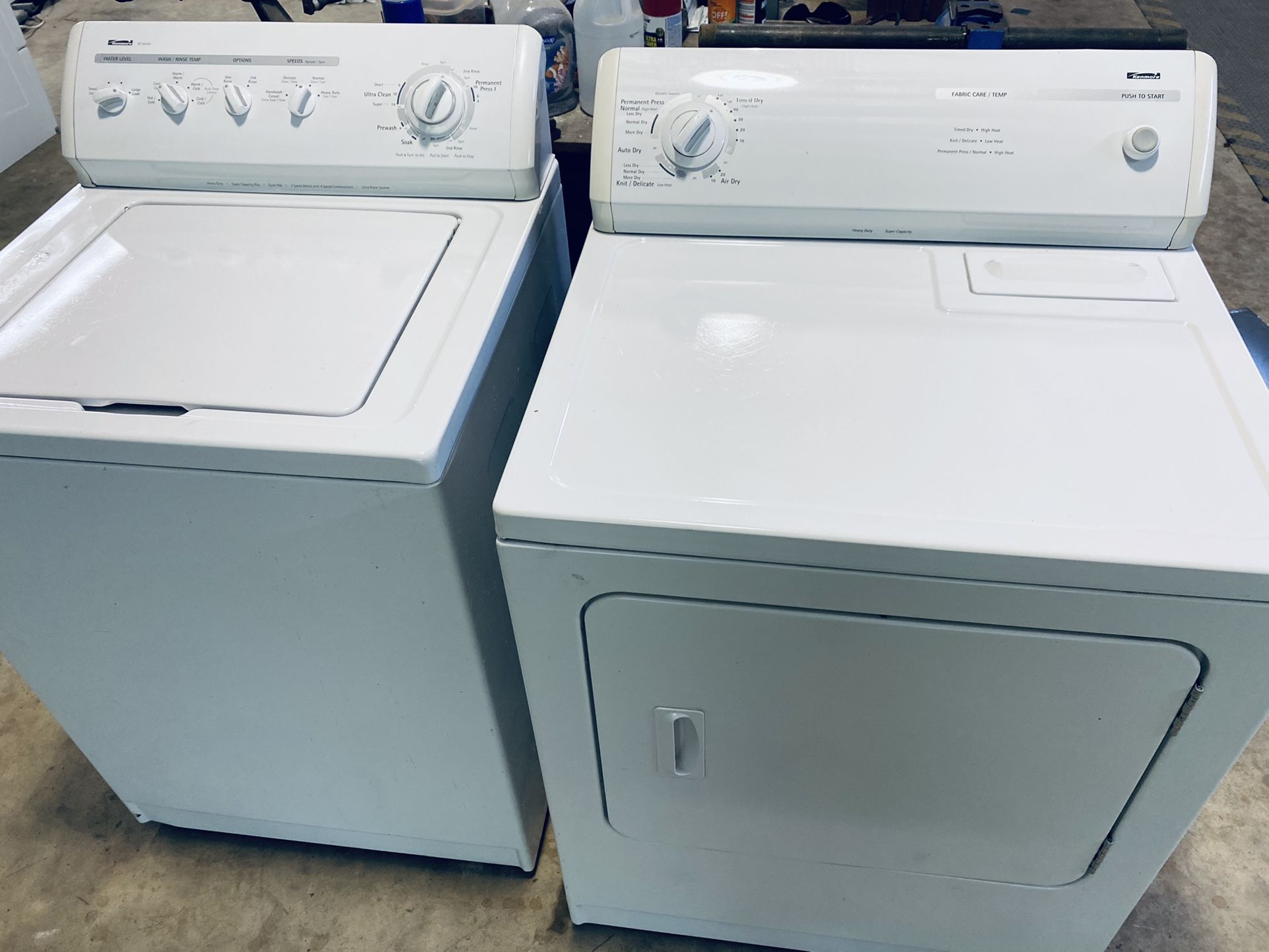 Kenmore Washer And Electric Dryer