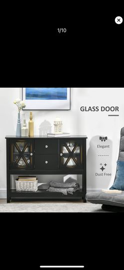 HOMCOM Coffee Bar Cabinet,