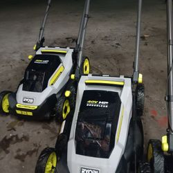 RYOBI 40V CORDLESS LAWN MOWER NO BATTERY NO CHARGER NO BAG 