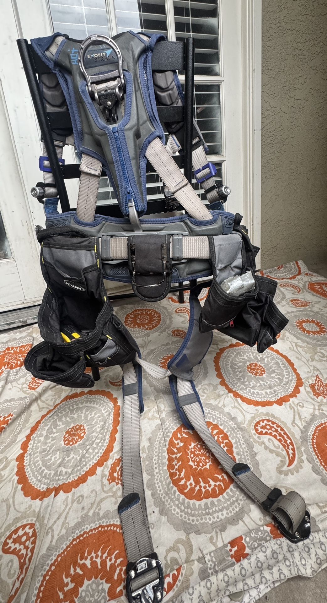 exofit strata harness & husky tool belt
