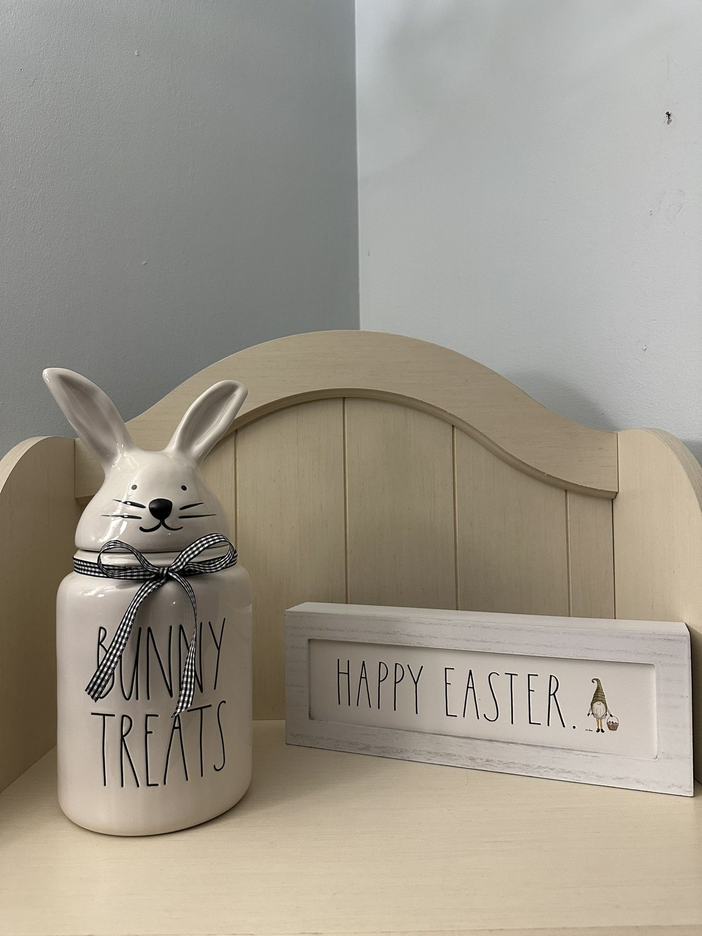 Rae Dunn Canister & Wooden Easter Sign Decor π£π°πΈ