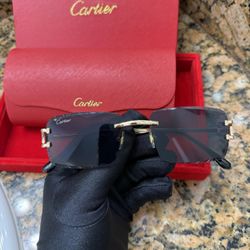 Mens Carti Buffs Black Lens Designer Sunglasses