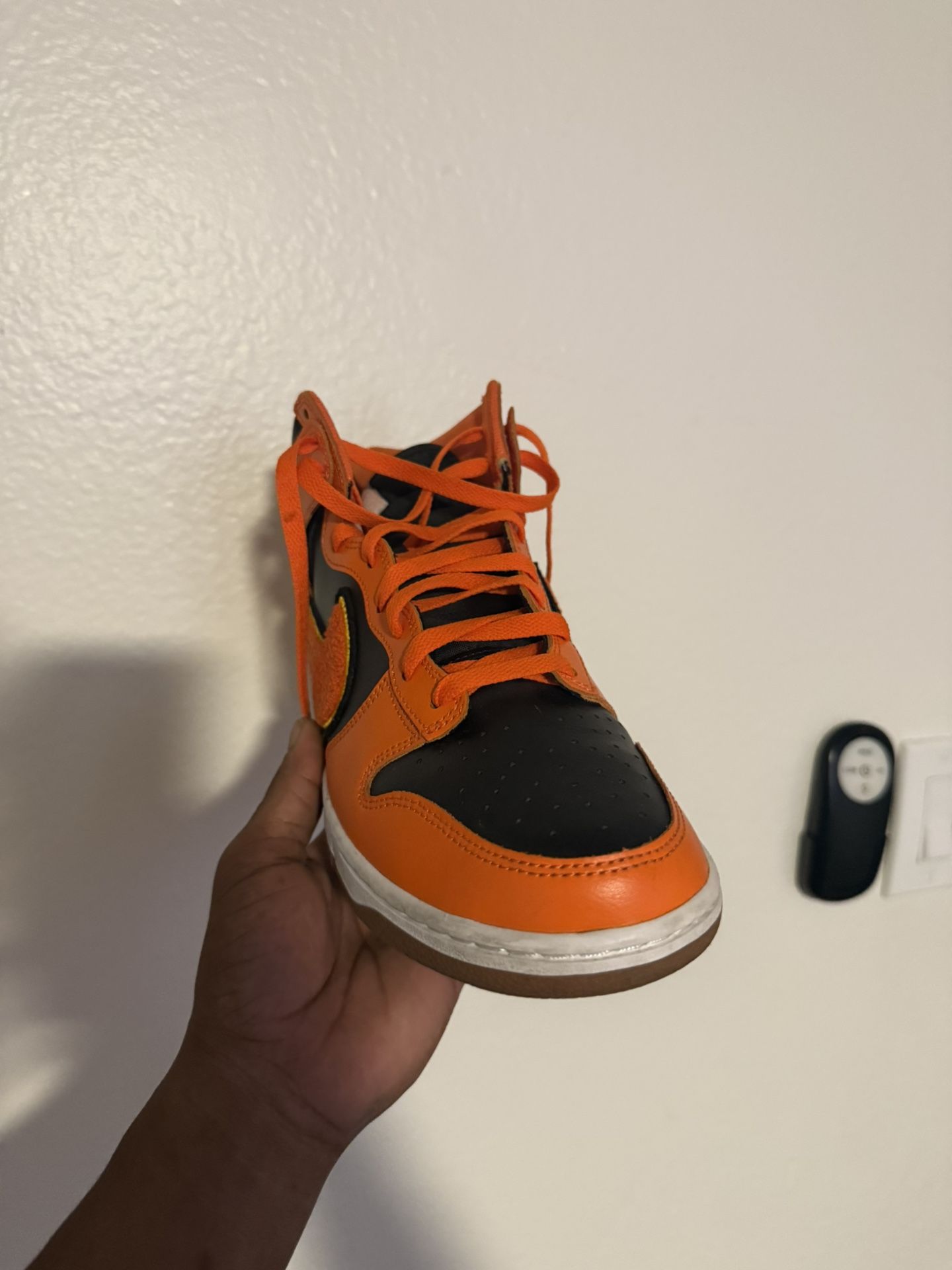 Orange & Black Nike Dunks