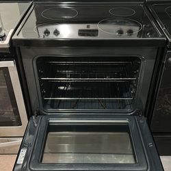 Stainless Electric Stove Kenmore Appliance