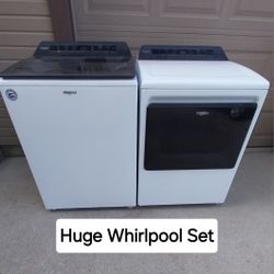 Excellent Whirlpool MEGA SIZE Washer And Dryer Set. Delivery Warranty 