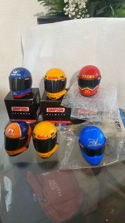 Collectible Simpson helmets