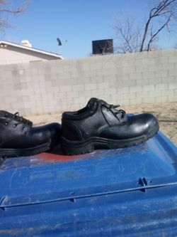 Timberlan steel toe shoes