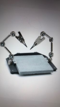 GRS 004-570 Double Soldering Station  Hands Free Base