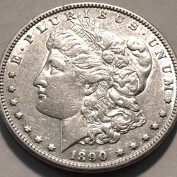 1890 CC Morgan Silver Dollar
