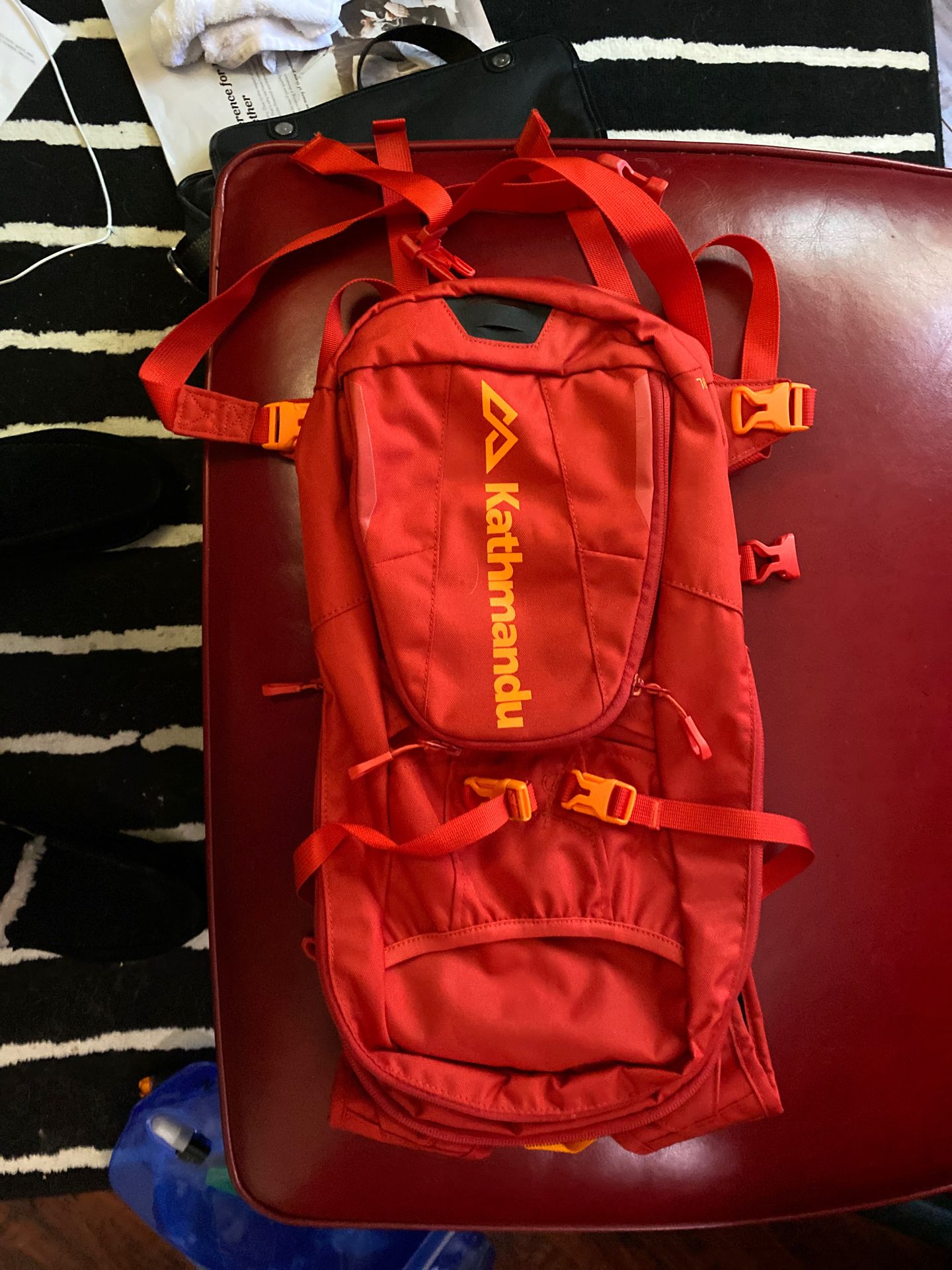 Kathmandu hydration backpack.