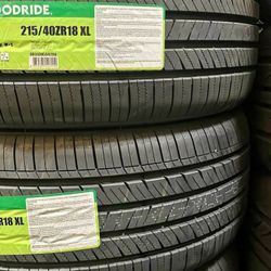 215 40 18 Tires Set 
