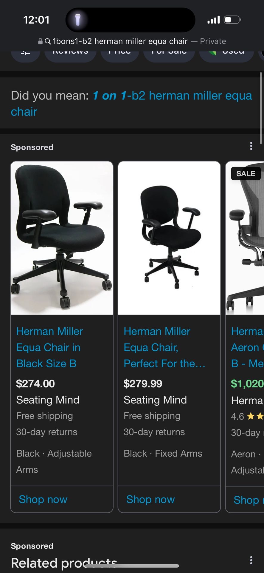 Herman Millar Equa Office Chair