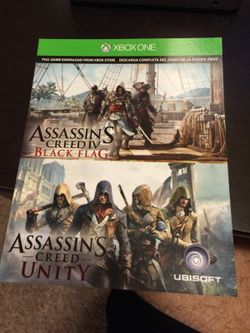Assassins Creed Black Flag and Unity Game Xbox One Download
