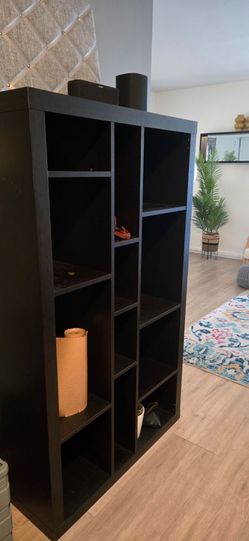Ikea Black Cube Shelving Unit Bookcase