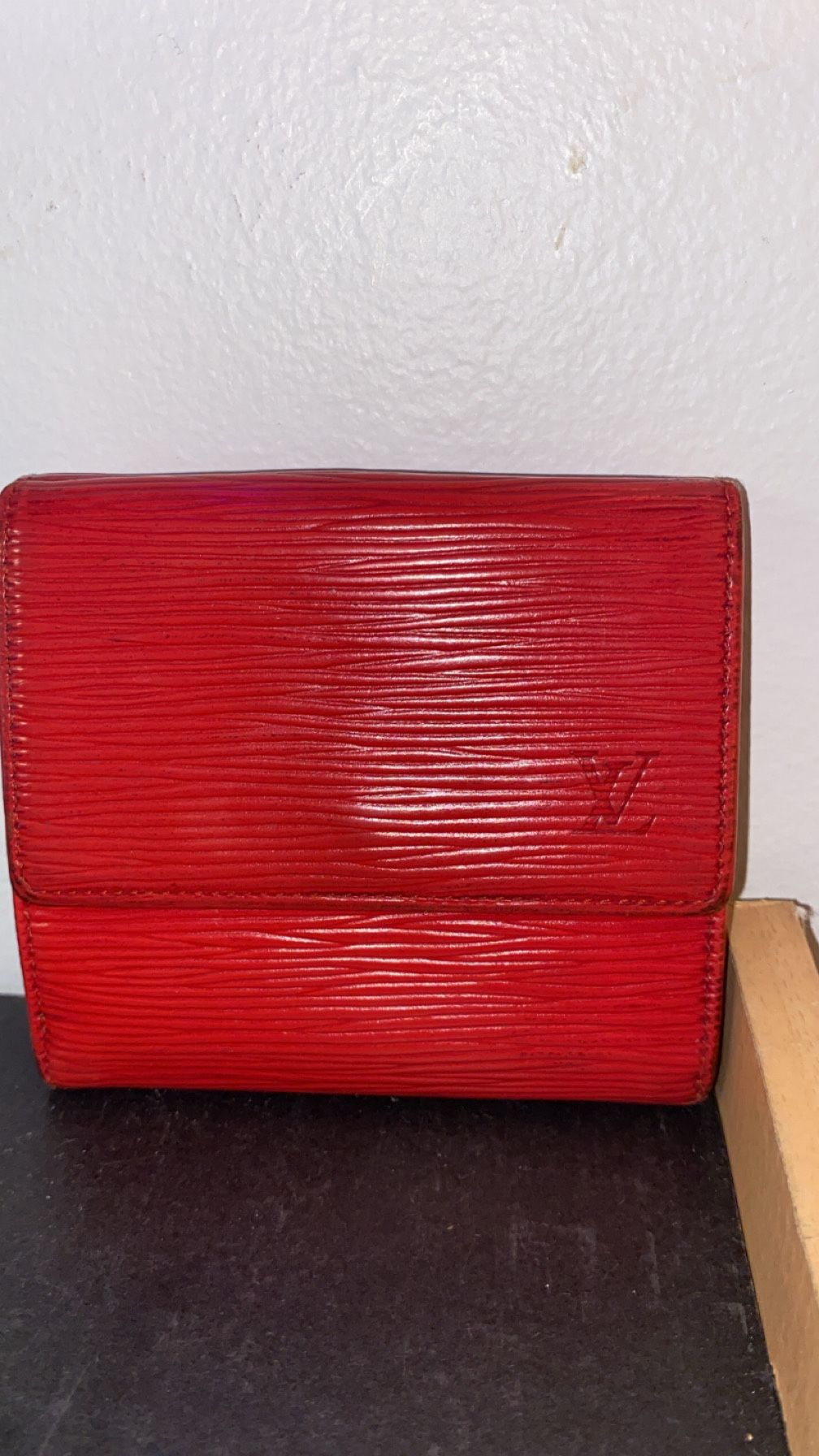 Red epi Leather Louis Vuitton