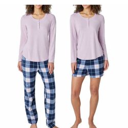 Eddie Bauer Ladies Waffle Fleece Pajama Set 