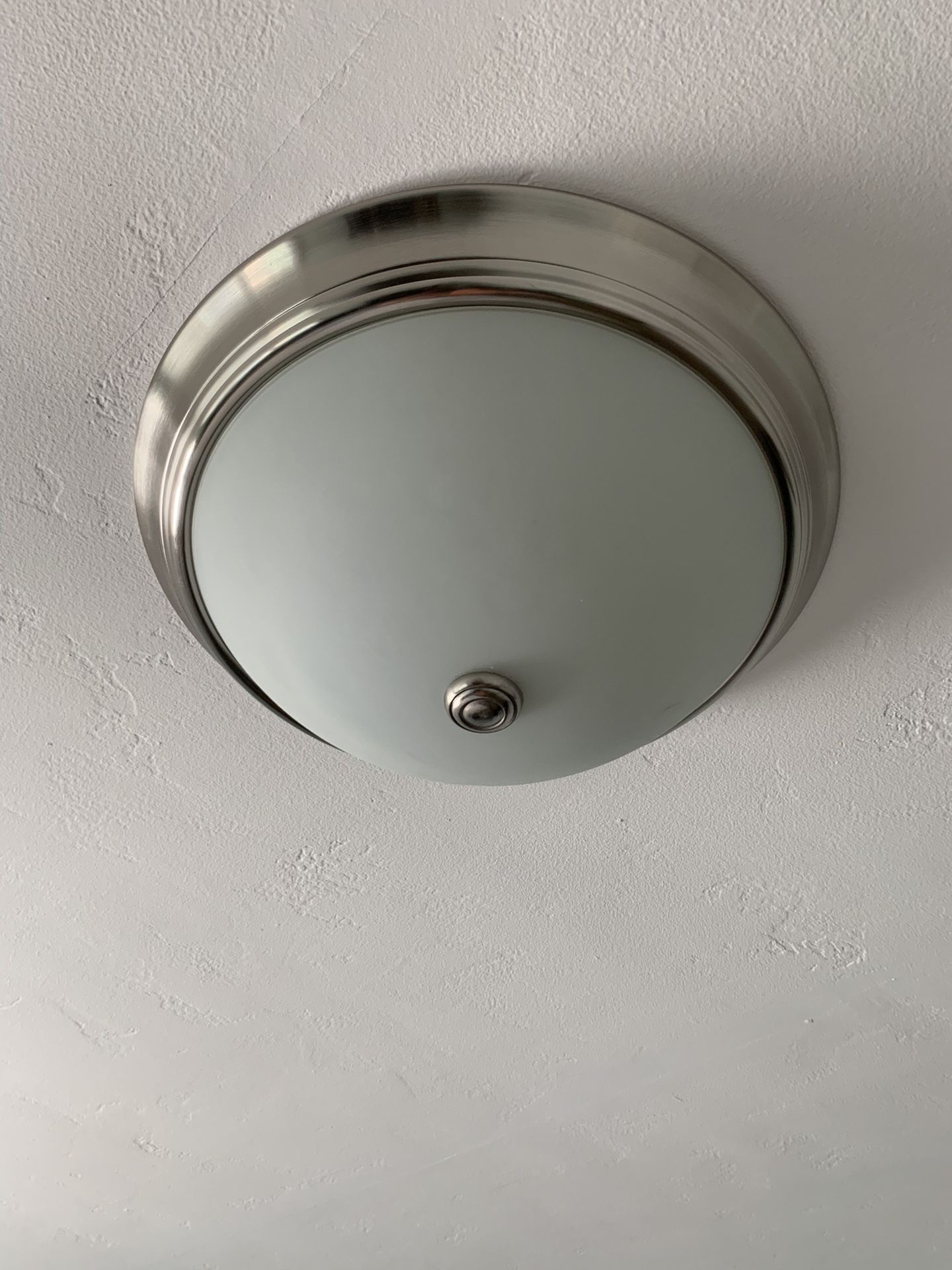 Brushed Nickel Light Fixture 