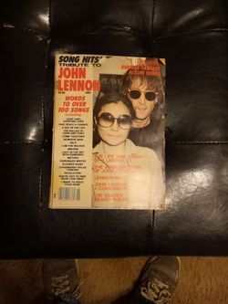 1981 Song Hits Tribute To John Lennon Words To Over. 100 Songs