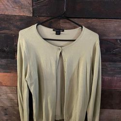 Pea Green Casual/Dressy Sweater