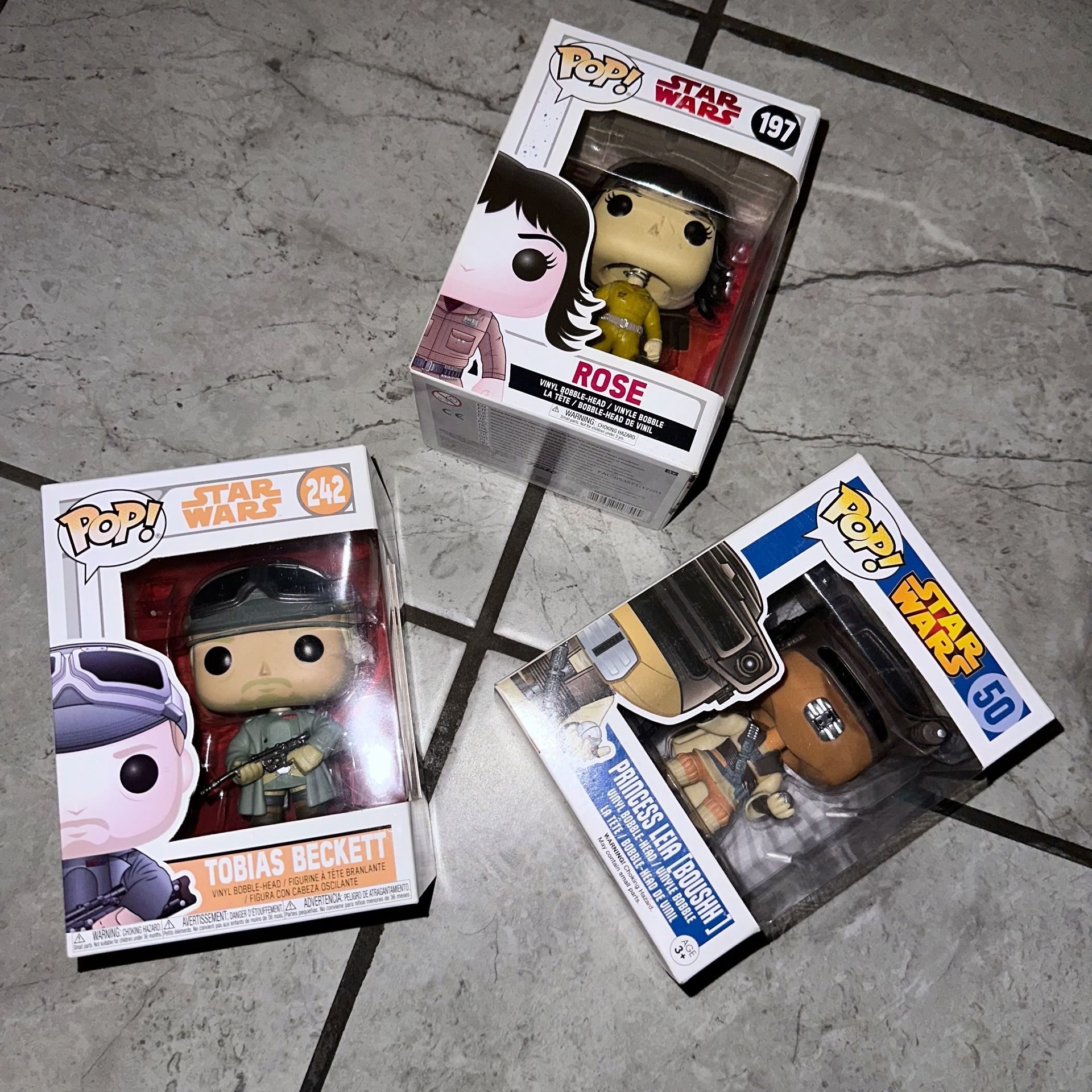 Star Wars Funko Pops and Figurines