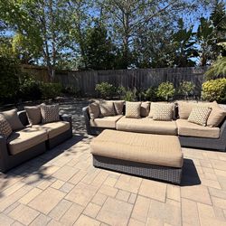 Sunbrella patio sofa furniture