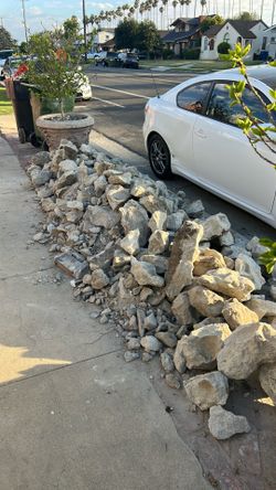 Broken concrete
