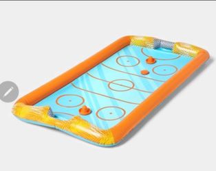 Inflatable water toys air hockey and pong
