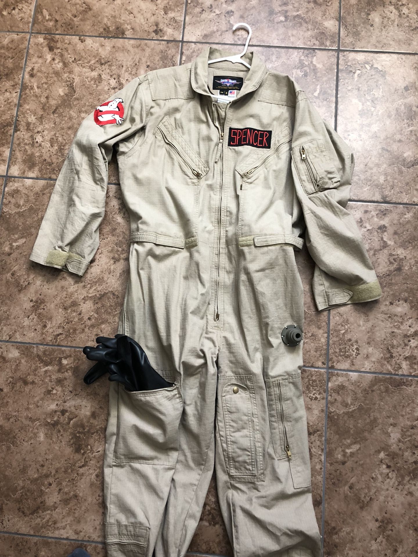 Ghostbuster flight suit Gibson and Barnes prop
