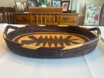 Hand-woven Papua New Guinea basket/ platter