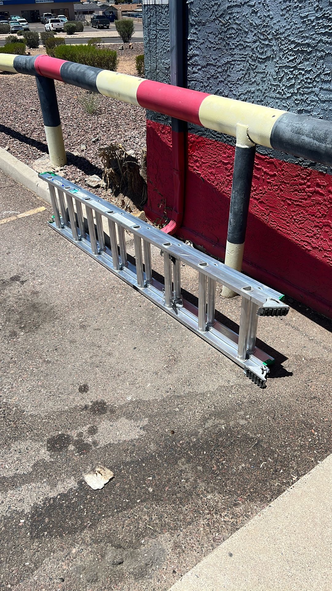 Werner D1216-2 16ft Aluminum Type II Extension Ladder