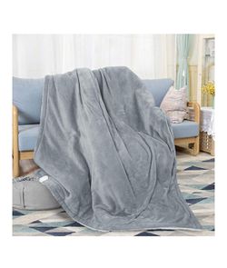 Heated Blanket, Electric Throws 50"×60" Flannel Blanket with 3 Heating Modes Ultra Soft Full Body Warming 8/6/4/2 Hours Auto Off Thumbnail