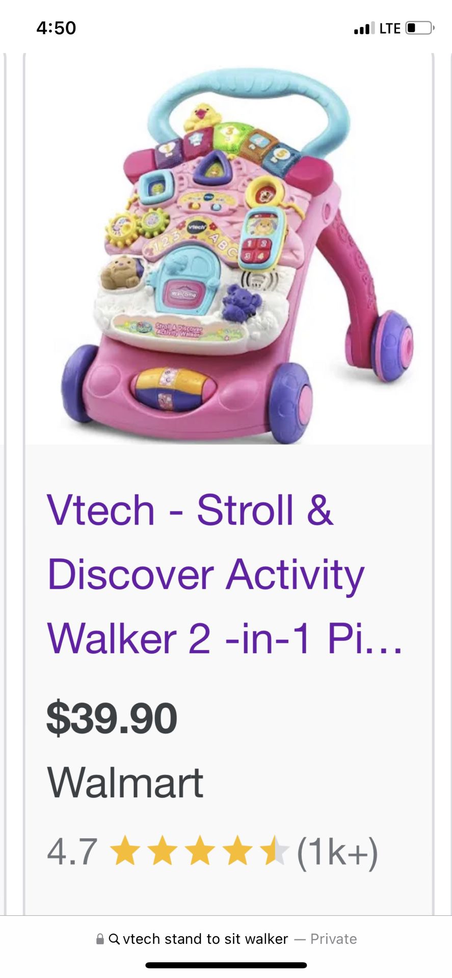 Activity Baby Walker  - Vtech
