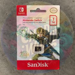 1TB Legend of Zelda Micro SD Memory Card for Nintendo Switch, Lite and OLED