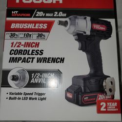Hyper Tough 1/2 Inch Brushless Cordless Impact Wrench