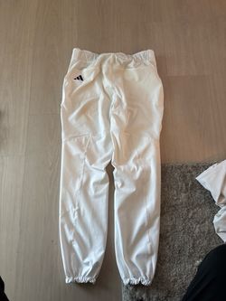 UDUB White Adidas Baseball Pants