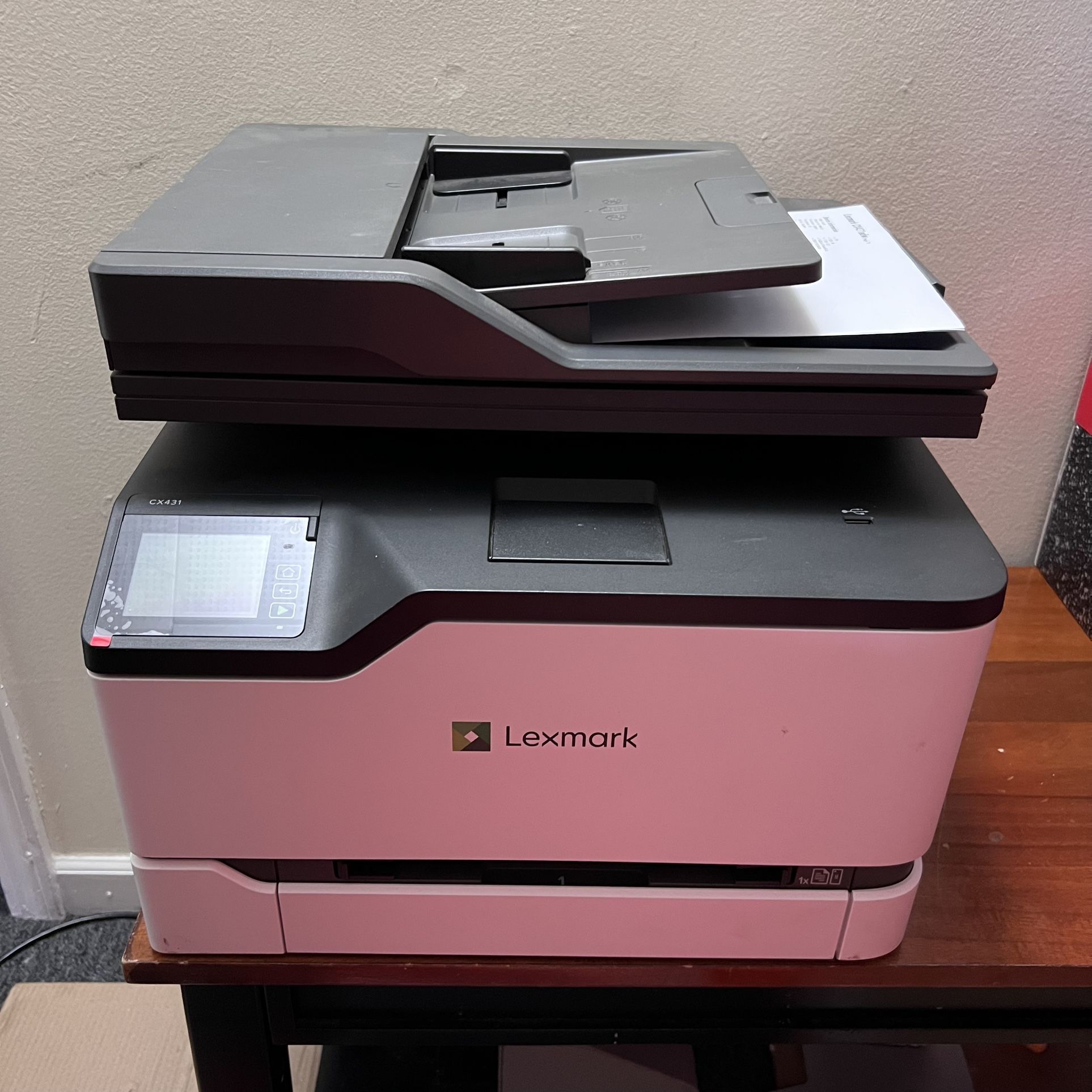 Lexmark CX431adw MFP Color Laser Printer, Copy; Print; Scan- No Original Box