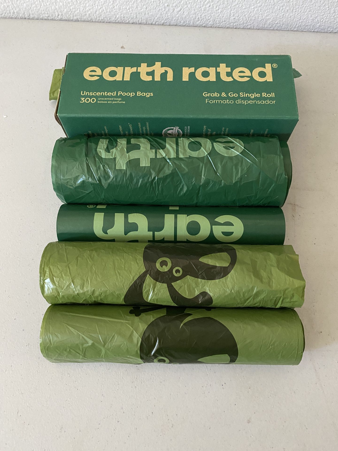 Approx. 700 each EARTH RATED Dog poop bags